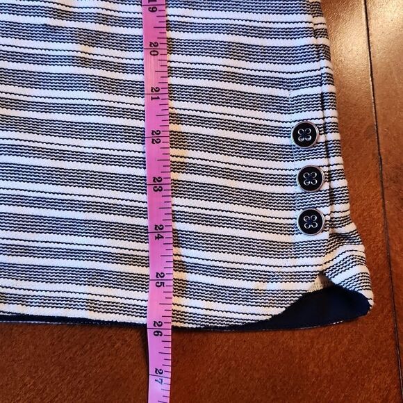 NEW Talbots Long Sleeve Striped Turtleneck Tunic Shirt, XS, Black & White - Picture 8 of 10